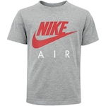 Camiseta Infantil Nike Manga Curta Futura Air SS CINZA