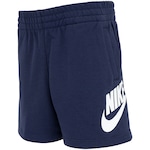 Bermuda Infantil Nike Sportswear Club FT HBR AZUL ESCURO