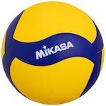 Bola de Vôlei Mikasa V335W Couro Sintético AMARELO ESC/AZUL