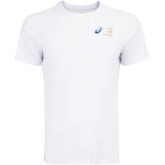 Camiseta Ayrton Senna ASICS Masculina Legacy BRANCO