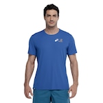 Camiseta Ayrton Senna ASICS Masculina Legacy AZUL