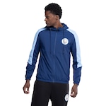 Jaqueta Corta-Vento do Manchester City Balboa Masculina com Capuz AZUL ESCURO