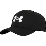 Boné Aba Curva Under Armour Strapback Blitzing Adulto PRETO/BRANCO