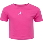 Camiseta Jordan Nike Infantil Essentials Girls ROSA