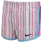 Short Infantil Nike Happy Camper Tempo BRANCO/ROSA