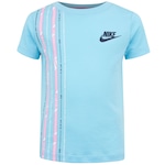 Camiseta Infantil Nike Manga Curta Happy Camper AZUL CLARO