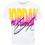 Camiseta Jordan Nike Infantil Flight Rise BRANCO