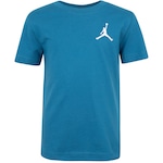 Camiseta Jordan Infantil Nike Manga Curta Jumpman Air Emb AZUL