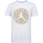 Camiseta Jordan Infantil Nike Poolside Jumpman BRANCO