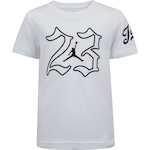 Camiseta Jordan Infantil Nike MVP Jumpman 23 BRANCO