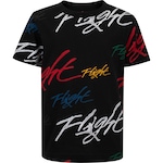 Camiseta Jordan Nike Infantil Painted Flight PRETO