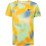 Camiseta Infantil Nike Manga Curta Hazy Days AMARELO/AZUL