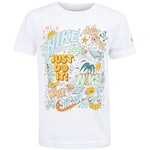 Camiseta Infantil Nike Manga Curta Doodlevision BRANCO