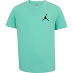 Camiseta Air Jordan Nike Juvenil Jumpman Embroidered VERDE CLARO