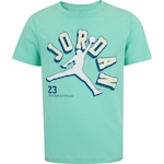 Camiseta Jordan Nike Juvenil Varisty Jumpan VERDE CLARO