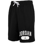 Bermuda Jordan Juvenil Nike Mesh PRETO