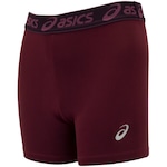 Short Infantil ASICS Elástico Logo VINHO