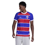 Camisa do Fortaleza I 24 Volt Masculina Torcedor AZUL ESC/VERMELHO