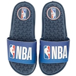 Chinelo Slide Rider NBA Pump II Adulto AZUL