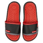 Chinelo Slide Rider Pump II PRETO/VERMELHO