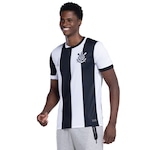 Camisa do Corinthians III 24 Nike Masculina Torcedor BRANCO/PRETO