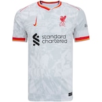 Camisa do Liverpool III 24 Nike Masculina Torcedor Branco/Verde Cla