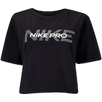 Camiseta Feminina Nike Pro SS Tee PRETO