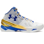 Tênis Under Armour Curry 2 NM Masculino BRANCO/OURO