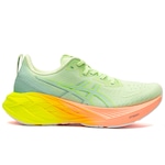 Tênis ASICS Novablast 4 Paris Masculino Verde Cla/Laranja