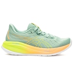 Tênis ASICS Gel-Cumulus 26 Paris Feminino Verde Cla/Laranja