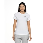 Camiseta Feminina Puma Manga Curta Essentials Small Logo Tee BRANCO