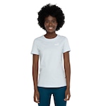 Camiseta Feminina Puma Manga Curta Essentials Small Logo Tee AZUL