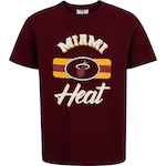 Camiseta do Miami Heat Infantil NBA Placement N0329 VINHO