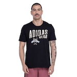 Camiseta Masculina adidas Manga Curta Brand Love PRETO