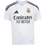 Camisa do Real Madrid I 24/25 adidas Infantil BRANCO