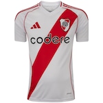 Camisa do River Plate I 24/25 adidas Masculina BRANCO