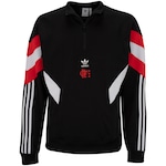 Blusa de Treino do Flamengo Masculina adidas PRETO