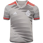 Camisa do Internacional III 24 adidas Infantil Torcedor CINZA