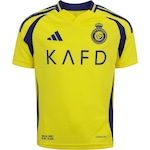 Camisa do Al Nassr I 24/25 adidas Infantil Torcedor Ronaldo AMARELO