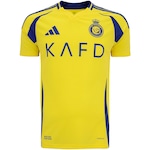 Camisa do Al Nassr FC I 24/25 adidas Masculina Torcedor Ronaldo AMARELO