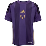 Camiseta Infantil adidas Manga Curta Tiro Messi ROXO