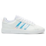 Tênis adidas Grand Court Base 2.0 Feminino BRANCO/ROSA