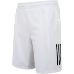 Bermuda Masculina adidas Tennis Club 3 Listras 9 Polegadas BRANCO