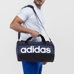 Mala adidas Duffel Logo Linear AZUL ESCURO