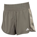 Short Feminino adidas Pacer Flower CINZA