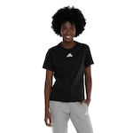 Camiseta Feminina adidas Manga Curta Small Logo PRETO