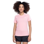 Camiseta Feminina adidas Manga Curta 3 Stripes ROSA CLARO