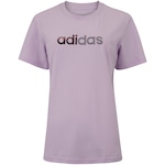 Camiseta Feminina adidas Manga Curta Graphic Lilas