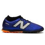 Chuteira Society New Balance Tekela Magique TF V4 Adulto AZUL/PRETO