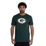 Camiseta do Green Bay Packers NFL Masculina Player Love NF008 VERDE